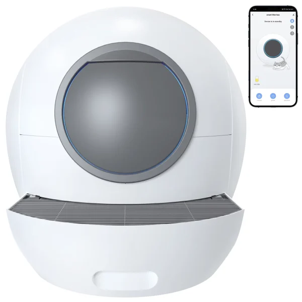 ELS PET Self Cleaning Cat Litter Box Automatic Double Odor Removal Cat Robot Litter Box Gift - Image 4