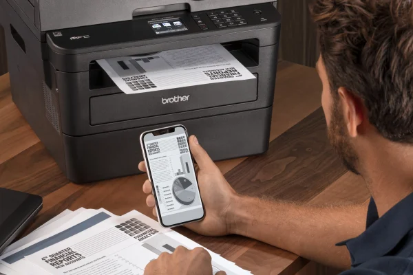Brother MFC-L2730DW Monochrome Laser All-in-One Wireless Printer with 2.7" Color Touchscreen - Image 9