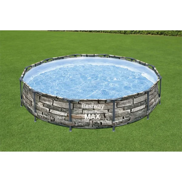 Bestway 56817E 12' x 30 Steel Pro Max Round Above Ground Pool w/ Pump - Image 5