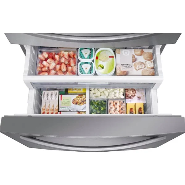 Samsung RF28R7351SR 27.8 Cu. Ft. Stainless 4-Door French Door Refrigerator - Image 6