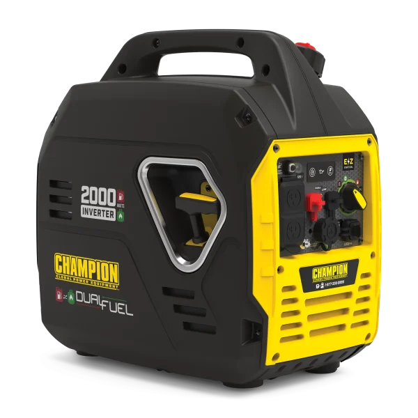 Champion Power Equipment 2000 Watt Dual Fuel Pull Cord Start Inverter Generator