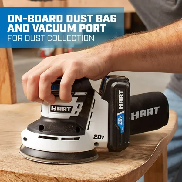HART 20-Volt Cordless 6-Tool Combo Kit (1) 4.0Ah (1) 1.5Ah Lithium-Ion Batteries - Image 9