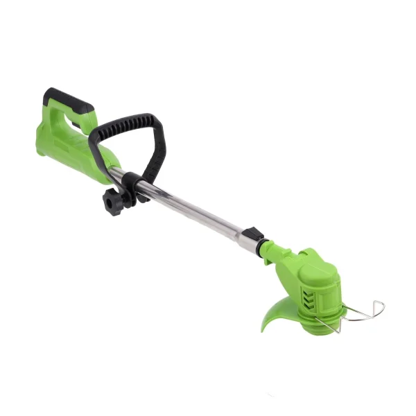 Heavy Duty Cordless Electric Weed Eater/String Trimmer Kit with 2 Batteries + Wheels - Image 7