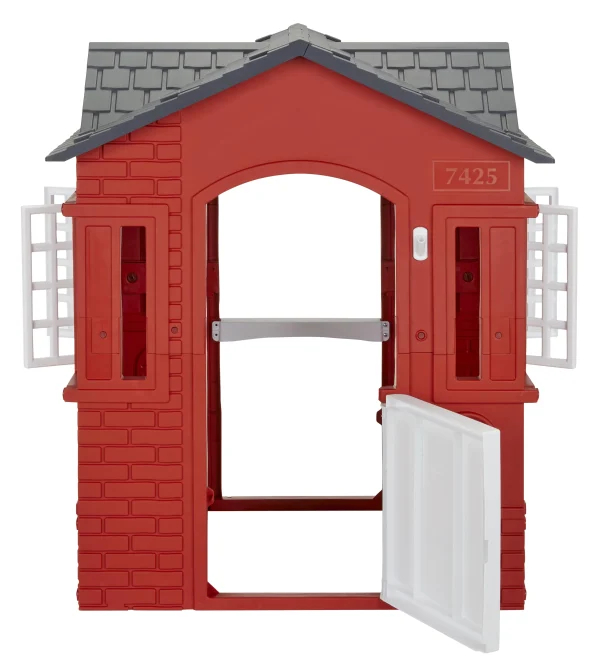 Little Tikes Cape Cottage House, Red with Working Door, Window Shutters, Flag Holder | Easy Installation Process Kids 2-6 Years Old - Image 6