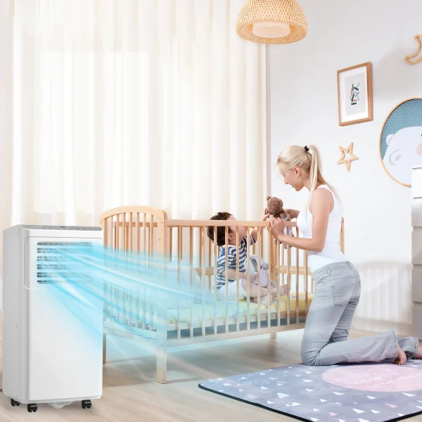 WANAI 8,000 BTU ASHRAE Portable Air Conditioner, 3-in-1 AC Unit, Cool, Dehumidifier & Fan, for Room up to 250 Sq.Ft - Image 7
