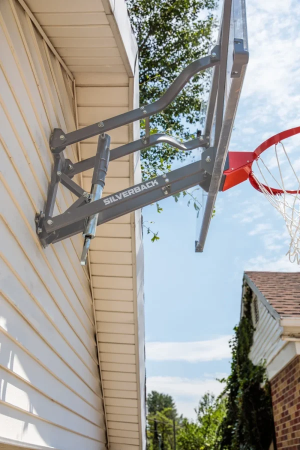 Silverback SBX 54 Wall Mounted Adjustable-Height Basketball Hoop with Quick Play Design - Image 8