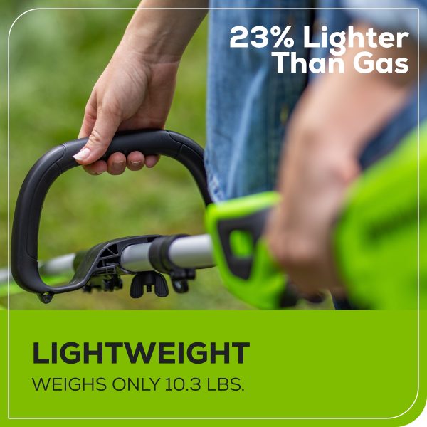 Greenworks 60V 8 Edger with 2.5 Ah Battery & Charger 2703302 - Image 7