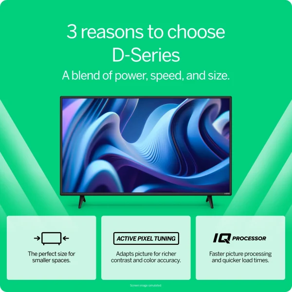 VIZIO 32 Class D-Series HD Smart TV D32h-J09 - Image 3
