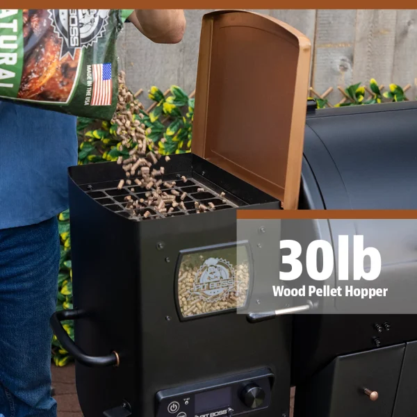 Pit Boss Austin XL 1000 Sq in Wood Fired Pellet Grill and Smoker – Onyx Series - Image 7