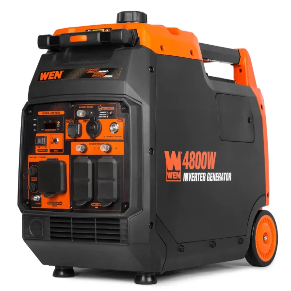 WEN 4800-Watt Portable Inverter Generator, Electric Start, RV-Ready, Quiet and Lightweight with Fuel Shut Off and CO Watchdog - Image 2