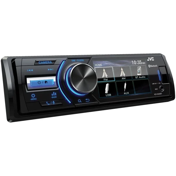 JVC KD-X560BT - Single-DIN In-Dash Powersports/Marine AM/FM/CD Receiver with Bluetooth - Image 3