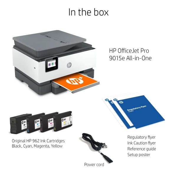 HP OfficeJet 9025e All-in-One Wireless Color Inkjet Printer - 6 months free Instant Ink with HP+ - Image 10