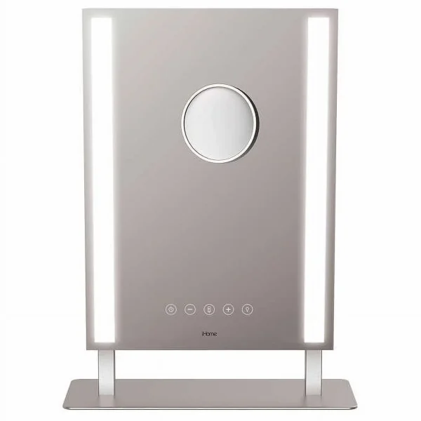 iHome Bluetooth Audio, USB Charging and 10X Detail Reflect Studio Pro LED Vanity Mirror, 12 x 16 - Image 4