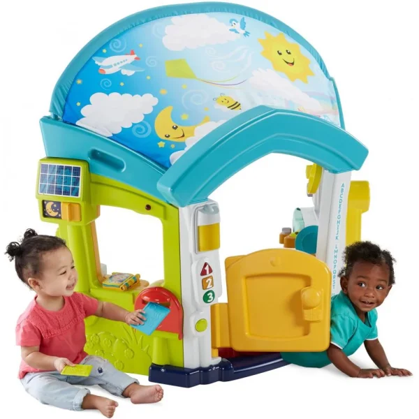 Fisher-Price Laugh & Learn Playhouse Educational Toy for Babies & Toddlers, Smart Learning Home - Image 3