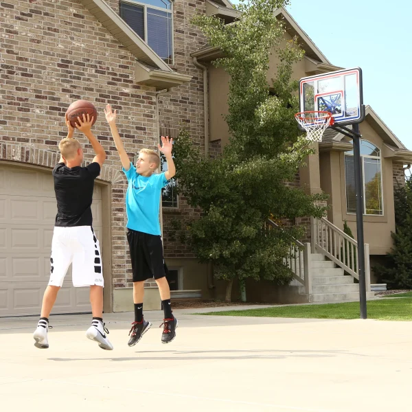 Lifetime Adjustable Inground Basketball Hoop, 44 inch Polycarbonate (1008) - Image 10