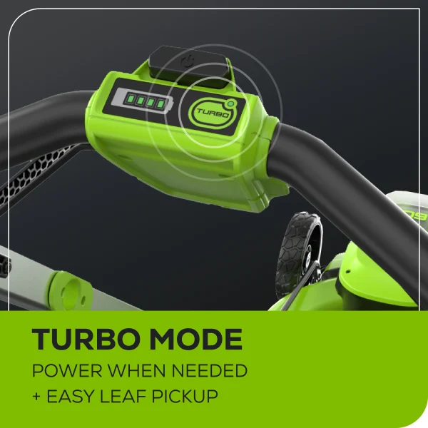 Greenworks 60V 21 Push Lawn Mower with 5.0 Ah Battery & Charger 2546502 - Image 8