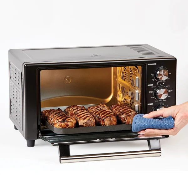 PowerXL Air Fryer Grill Plus, Toaster Oven, Black, 1500 Watts - Image 6