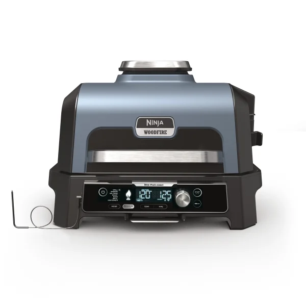 Ninja Woodfire ProConnect XL Outdoor 7-in-1 Grill & Smoker, App Enabled, Outdoor Air Fryer, Woodfire Technology, OG900